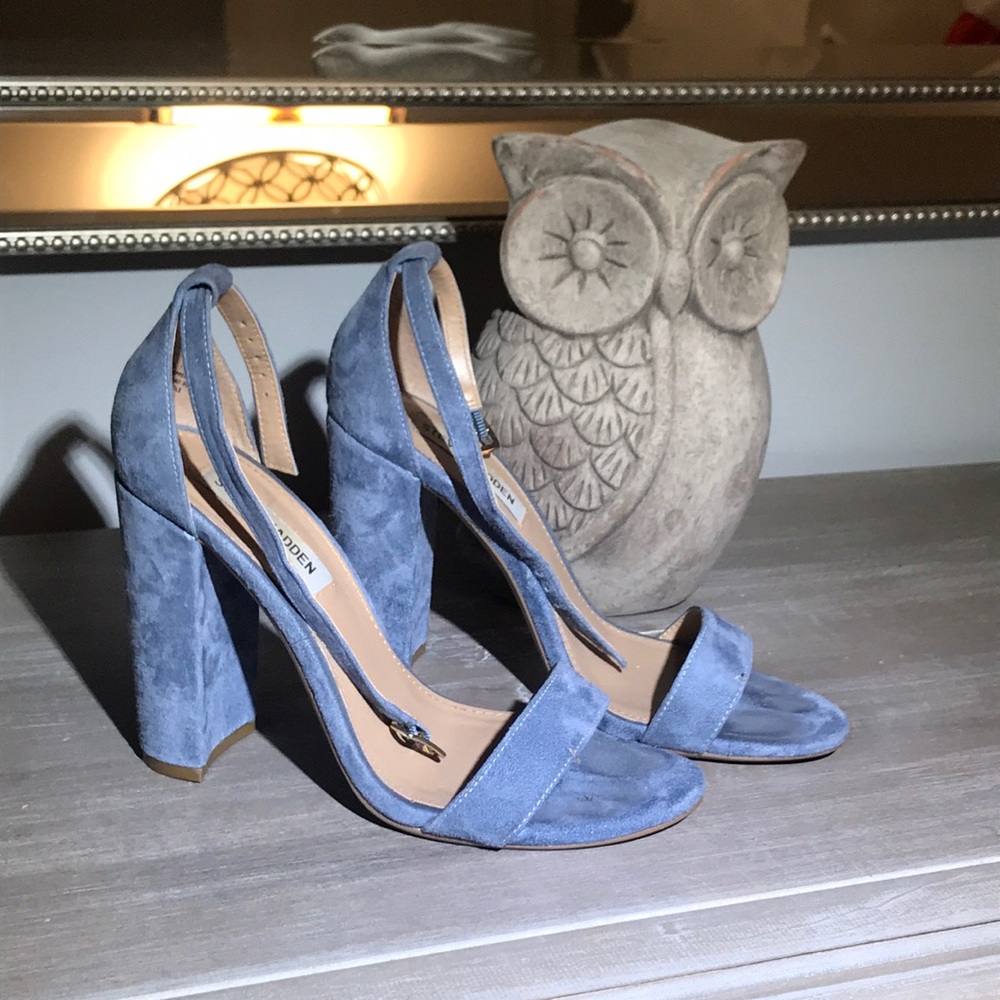 Steve Madden blue heels